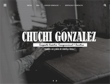 Tablet Screenshot of chuchigonzalez.com